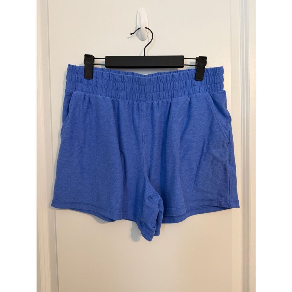 Avia Royal Blue Elastic-Waist Athletic Shorts